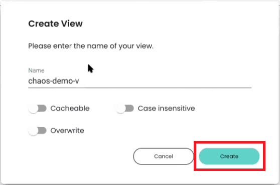 Create Name View Screenshot